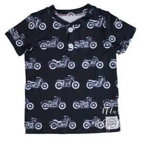 Motorcycle Boy's Tee Short Sleeve Size 5T